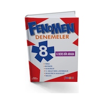 Fenomen 8.sınıf Tüm Dersler Deneme Seti 6 Kitap Birarada 2025