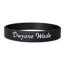Dwayne Wade Siyah Miami Heat Basketbol Nba Bileklik Siyah Siyah