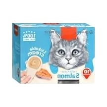 Somon Aromalı Kaşıklı Kedi Ödül Kreması 10 X 16 Gr