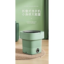 Portatif Katlanabilir Çamaşır Makinesi 8.5 Litre Mavi