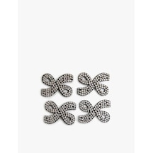 Koton Taşlı Fiyonk Sticker Xxx 1kbg79034aa Ekru
