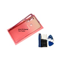 Tkgz Samsung Galaxy Uyumlu A9 A920 2018 Kasa Arka Pil Batarya Kapağı Tamir Seti Pembe