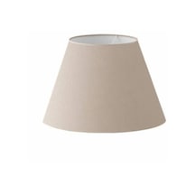 Abajur Başlık Krem Konik Şapka 25x15x20 CM Dekoratif Tasarım Sarı