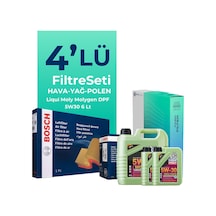 Bosch Isuzu D-Max 2.5 Filtre Bakım Seti Liqui Moly Motor Yağlı (2012-2017) 4 Lü -