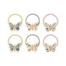 Mimi & Lula Floral Butterfly Mini 6'lı Lastik Toka Çok Renkli