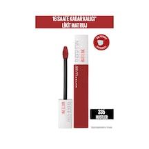 Maybelline New York Süper Stay Matte Ink Likit Mat Ruj 335 Hustler 5 ML
