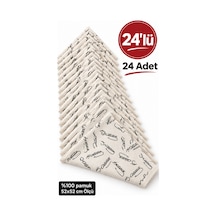 Herşeynota 24 Lü Atatürk İmzalı 52x52 Cm %100 Pamuk Fular Bandana Okul Tören Etkinlik Çok Renkli
