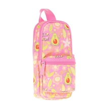 Kaukko Kalem Çantası Nature Junior Bag Avocado Üç Bölmeli Kalemlik