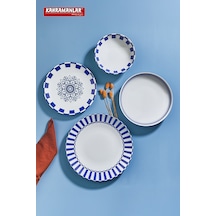 Kahramanlar Mercan 24 Parça 6 Kişilik Porselen Yemek Takımı