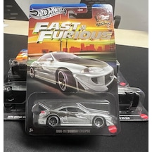 Hot Wheels Siver Series Fast&furious 1995 Mitsubishi Eclipse Hnr88 - 979q Gümüş