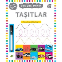 Çizgi Çizgi Etkinlik - Taşıtlar 4+ Yaş - Kyut-762720