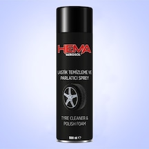 Hema Oto Lastik Parlatıcı Ve Temizleme Spreyi Aerosol 500 Ml.