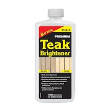 Starbrite - Premium Tik Parlatıcı - 2. Adım 473 Ml : Yorgun Ahşaplarınıza Doğal Sıcaklığını Ve Büyüleyici Damarlarını Geri Verin