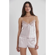 Pierre Cardin 6'lı Kaplı Gecelik Sabahlık Set 6325 Pudra 001