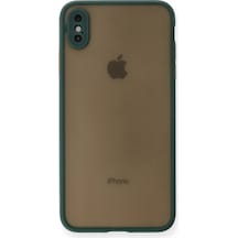 Mey İthalat iPhone Uyumlu Xs Max Kılıf Montreal Silikon Kapak - Yeşil Yesil