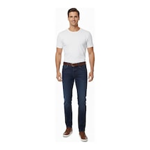 Erkek Comfort Fit Jeans Pantolon 1600 Bgl-st04970 Açık Lacivert