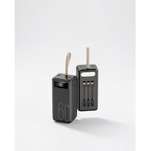 Powerbank Yüksek Kapasiteli 60.000 Mah Hızlı Şarj Şarj Özellikli Batarya Diğer 11128524
