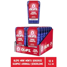 Olips Mini Mints Şekersiz Karpuz Aromalı Şekerleme 12 x 12.5 G