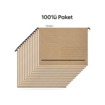 Tunakart Asd2003 Plastik Çubuklu Askılı Telli Dosya 100 Lü Paket