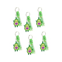 Avakado Bileklikli Anahtarlık 6'lı Set