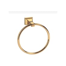 İsaoğlu Yapı Gold Havluluk Oval Tasarım Banyo Havluluk Pirinç Malzeme Gold
