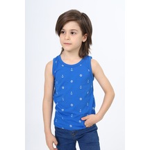 Toontoy Kids Toontoy Erkek Çocuk Baskılı Atlet Saks