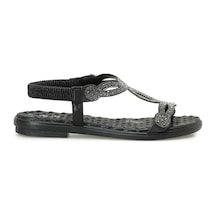 Polaris 327075.z Siyah Kadın Düz Sandalet 000000000102251488
