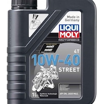 Liqui Moly 10W-40 Street 10W40 4t Sentetik Motor Yağı 1 Litre