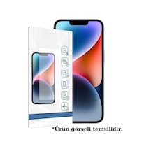 Mey İthalat Apple Uyumlu Apple iPhone 14 Pro Max Kırılmaz Ekran Cam Koruyucu Şeff