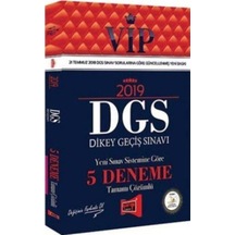 2019 DGS VİP Yeni Sınav Sistemine Göre Tamamı Çözümlü 5 Deneme...