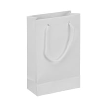 11x17 Cm Beyaz Düz Renk Renk Tutma İpli 25 Li Karton Çanta