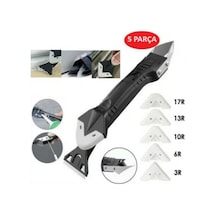 Derz Kazıyıcı Fayans Derz Dolgu Kazıma Aparatı Ve Uygulayıcı 5 Parça Silikon Çekme Uygulama No Color