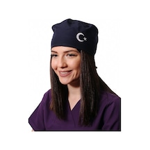 Lacivert Ayyıldız İşlemeli Cerrahi Bone - Doktor Bone