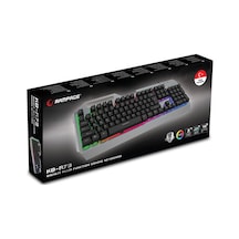 Rampage KB-R73 Usb Kablolu Aydınlatmalı Metal Kasa Gaming Q Klavye