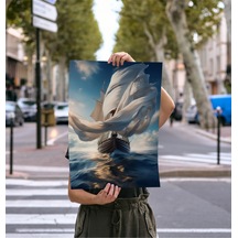 Çerçevesiz Poster Soyut Gemi - Dijital Baskı - Gemi Temalı Poster