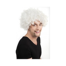 Beyaz Renk Kıvırcık Afro Bonus Peruk Tarbtgsgı02ı8ııx7h3 Çok Renkli