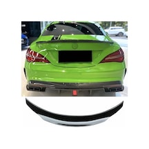 Mercedes Cla W117 Psm Bagaj Üstü Spoiler Parlak Siyah Spoyler Plastik İthal 2013-2019