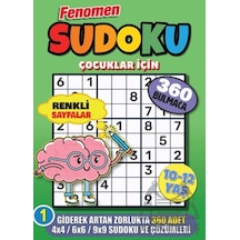 Fenomen Çocuklar İçin Sudoku 10-12 Yaş Maxi Yayıncılık