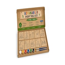 Ahşap Boyama Tabletler 10lu Set 10x15cm 10 Adet Tablet Boyama Figürü Etkinlik Çocuk Gelişim Motor Beceri Anasınıfı