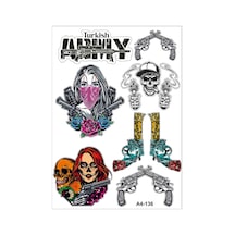 A4 Sticker 136 Tek Paket Çoklu Sticker Çok Renkli