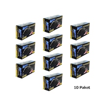 Dolphin Tek Kullanımlık Lateks Siyah Pudrasız Nitril Muayne Eldiveni Meidum - 100'lü 10 Paket
