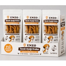 Enzo Tavuk Ayağı Kraker Avantaj Paketi 3x100 Gr.