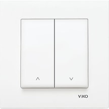 Viko Karre Beyaz Jaluzi Kumanda Anahtarı Çerçeveli- 90967016