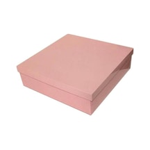 Komple Karton Kutu 35X35X10 Cm (10 Adet) Pembe N11.6790