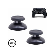 6 Adet Ps4 Analog Topuz Yedek Parça Tüm Ps4 Kollara Uyumlu Analog Thumb Stick