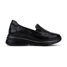 Tamer Tanca Hakiki Deri Kadın Siyah Sneakers & Spor Ayakkabı 298 3200 Bn Ayk Y26 Syh/syh Kroko