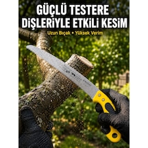 Mey İthalat Bahçe Bıçkısı Keskin Çelik Diş Yapısıyla Pratik Kesim