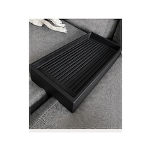 Koltuk Arası Tepsi Organizer Kumanda Standi 25x14 Cm Siyah Siyah