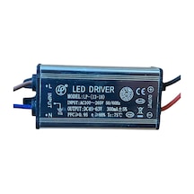 Led Driver 18 Watt 40-63 Volt 300 Ma Wallwasher İçin Metal