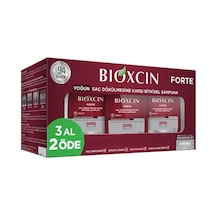Bioxcin Forte Dökülen Saçlar İçin Dökülme Karşıtı Bitkisel Özlü Şampuan 3x300 Ml Tüm Saçlar